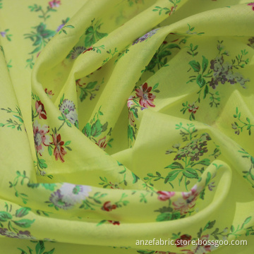 Spring printing 100 % cotton voile shirting fabric